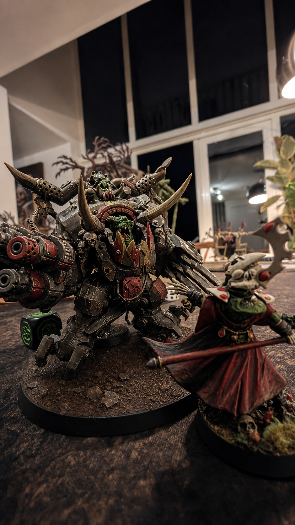Ghazghkull Thraka arrives on Kharon Reach