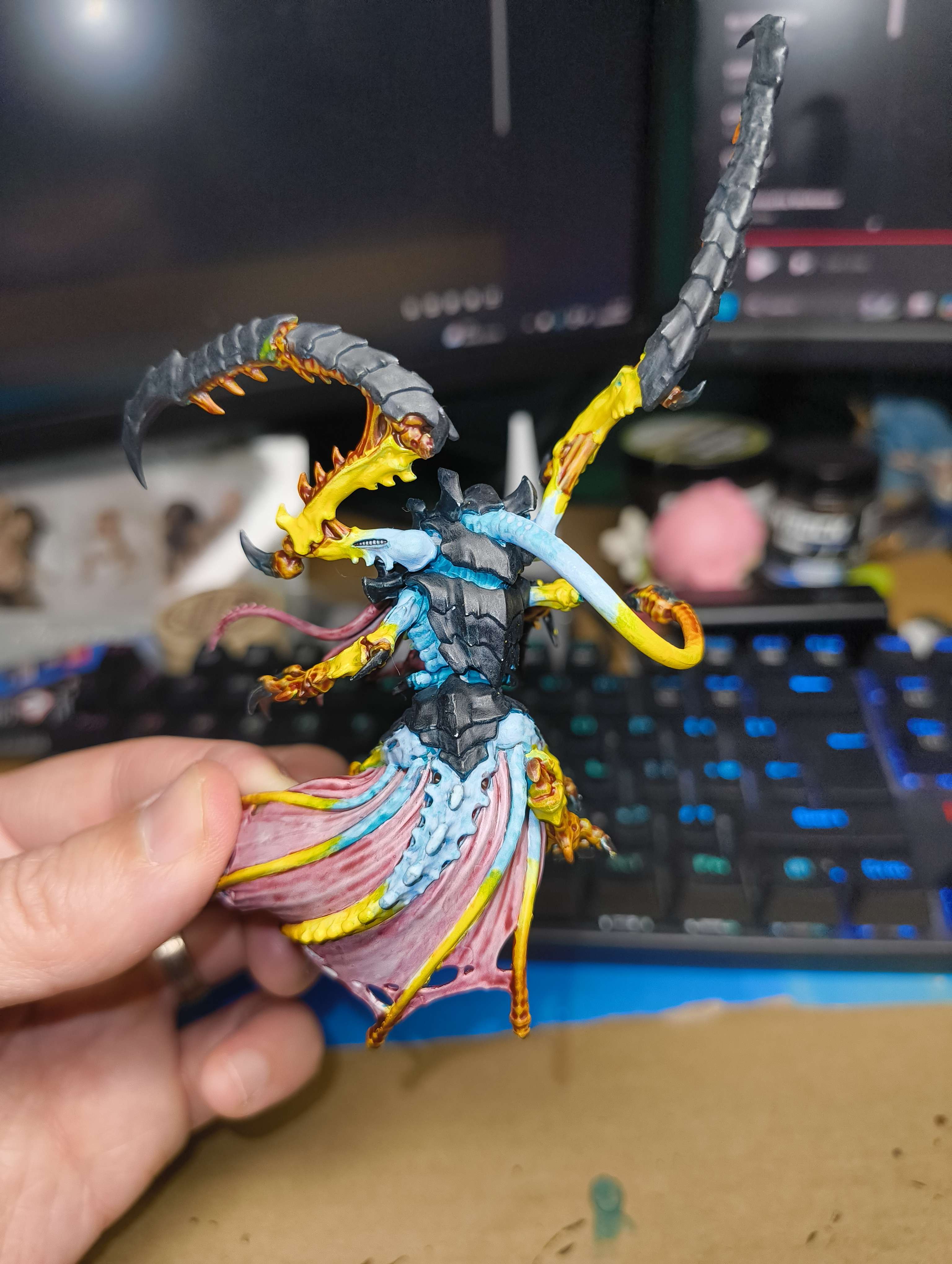 Tyranid army paint progress